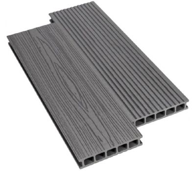Террасная доска ДПК Praktik Optimum - Серый от производителя  Deckart (Россия) по цене 414 р