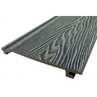 Сайдинг ДПК 3D тиснение 185x19 Серый Сайдинг ДПК 3D тиснение 185x19 Серый