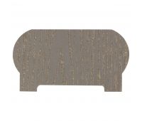 Заглушка торцевая для перил ДПК 95х50 Графит