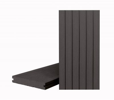 Террасная доска КЛАССИК полнотелая с пазом Черное дерево от производителя  Terrapol по цене 1 264 р