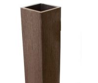 Столб опорный 100х100х3000 Select Тёмно Коричневый