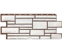 Фасадные панели СЕРИЯ Дикий камень - Белый Фасадные панели СЕРИЯ Дикий камень - Белый