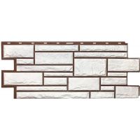 Фасадные панели СЕРИЯ Дикий камень - Белый