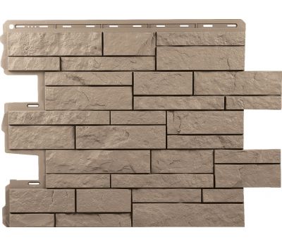 Фасадные панели Шотландия  ЭКО Бежевый от производителя  Альта-профиль по цене 573 р