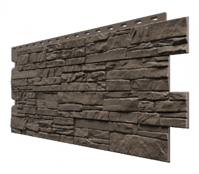 Фасадные панели (цокольный сайдинг) , Алтай Шоколад от производителя  Docke по цене 524 р