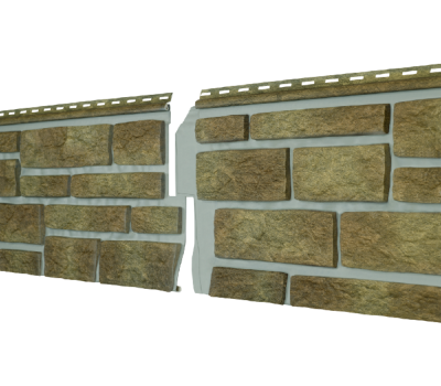 Фасадная панель Стоун Хаус S-Lock Таганай Вулканический от производителя  Ю-Пласт по цене 561 р