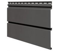 Виниловый сайдинг - Брус, Антрацит