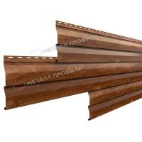 Металлический сайдинг МП СК-14х226 (ECOSTEEL-01-МореныйДуб-0.5)