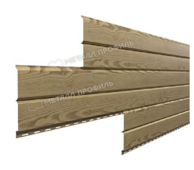 Металлический сайдинг Lбрус-15х240 (ECOSTEEL_MA-01-Сосна-0.5) от производителя  Металл Профиль по цене 1 550 р