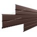 Металлический сайдинг Lбрус-15х240 (VikingMP-01-8017-0.45) Коричневый шоколад от производителя  Металл Профиль по цене 1 550 р