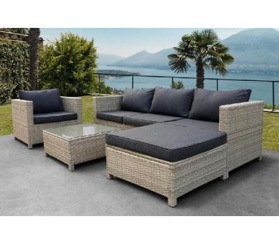 Комплект мебели плетеной из иск. ротанга YR821G Grey/Grey от производителя  Afina по цене 119 000 р