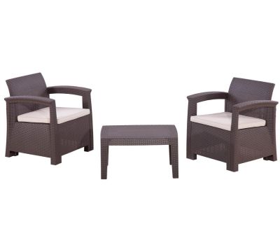 Кресла RATTAN Comfort 3 Венге. Подушки бежевые. от производителя  Rattan по цене 25 000 р