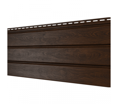 Софит без перфорации Орех тёмный от производителя  Ю-Пласт по цене 698 р