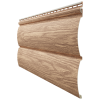 Виниловый сайдинг - серия LUX Блок-Хаус D4,7T,( под бревно) Рябина Виниловый сайдинг - серия LUX Блок-Хаус D4,7T,( под бревно) Рябина