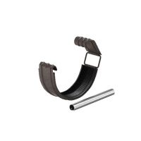 Соединитель желоба с резиновым уплотнителем RR 32 Тёмно-коричневый matt 150/100 Соединитель желоба с резиновым уплотнителем RR 32 Тёмно-коричневый matt 150/100