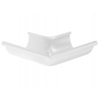 Угол желоба, наружный 90° RR 20 Мраморно-белый 150/100