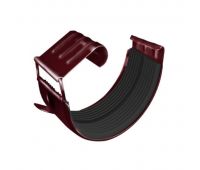 Соединитель для желоба Вишневый (RAL 3005) Соединитель для желоба Вишневый (RAL 3005)