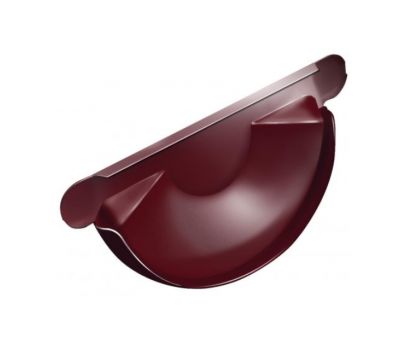 Заглушка желоба Вишневый (RAL 3005) от производителя  Grand Line по цене 310 р